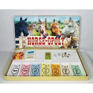 NEW Late For the Sky HORSE-OPOLY HORSEopoly Monopoly Style Family Board Game